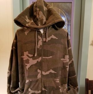 Men's Levi Strauss Camo Zip Hoodie